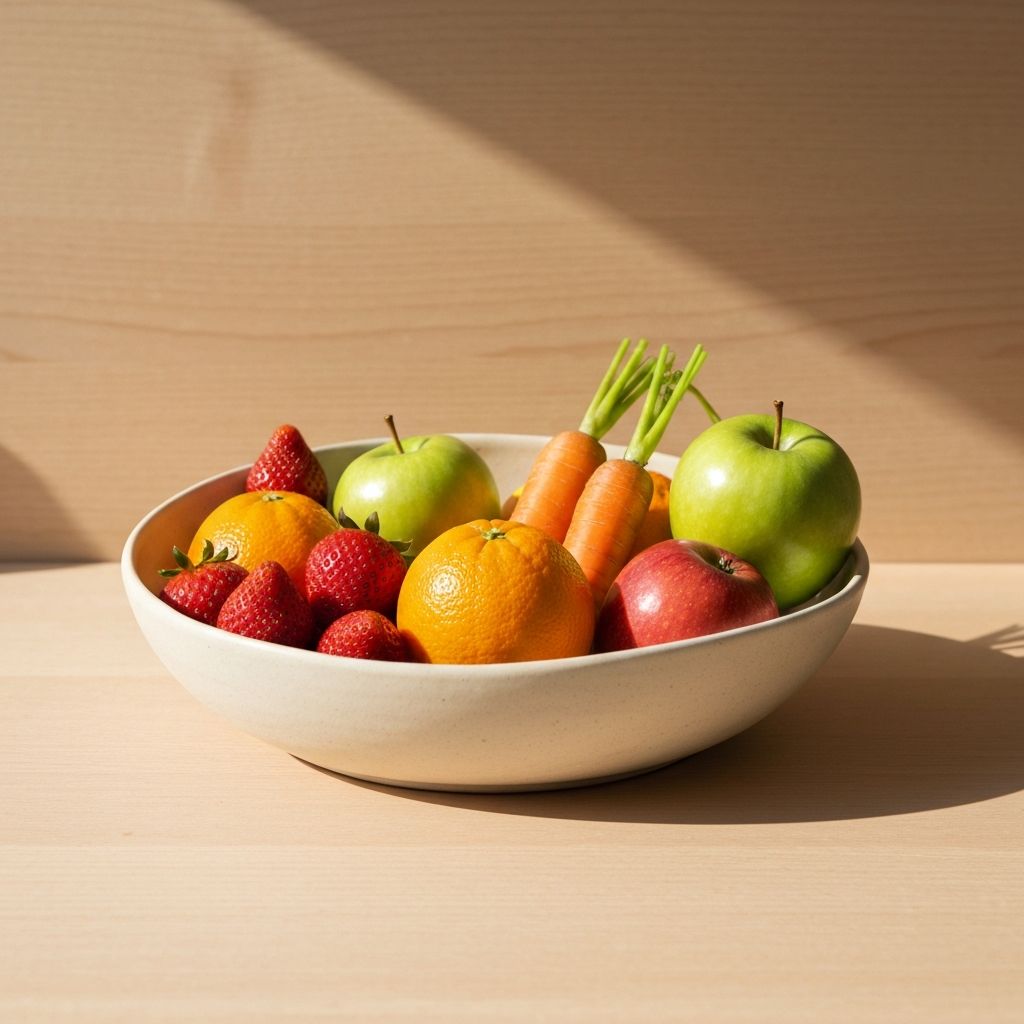 Färska grönsaker och frukter